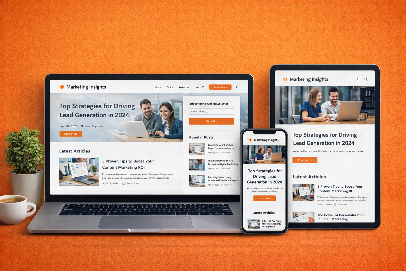 Blog Setup and Template Design