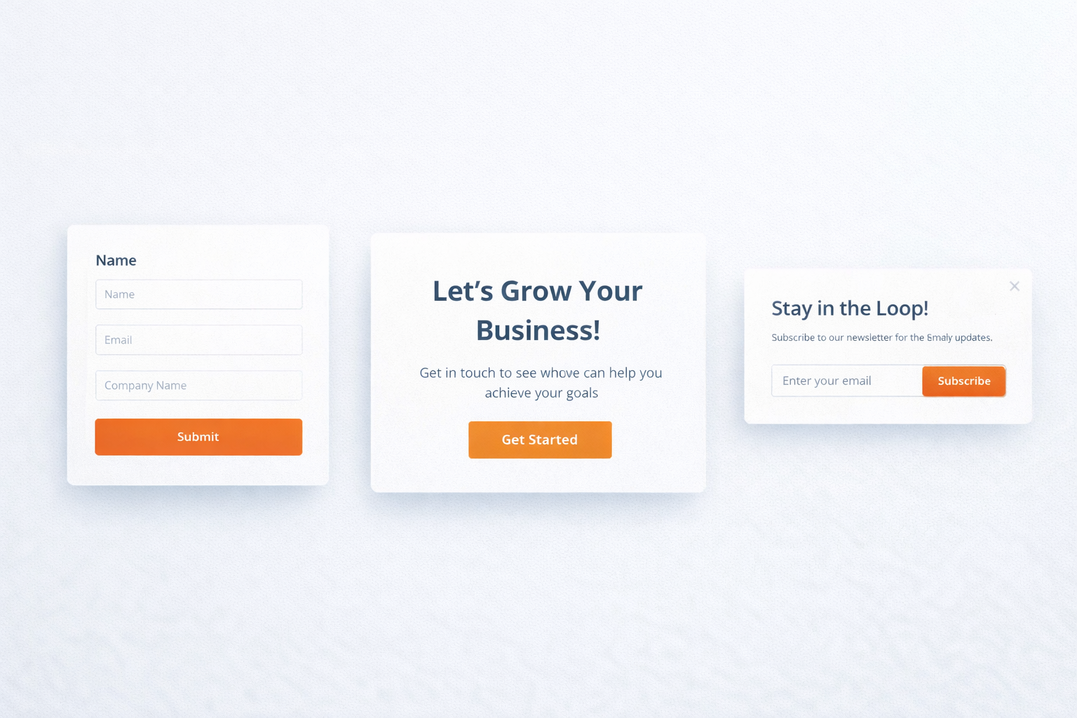 Forms CTAs and Conversion Elements